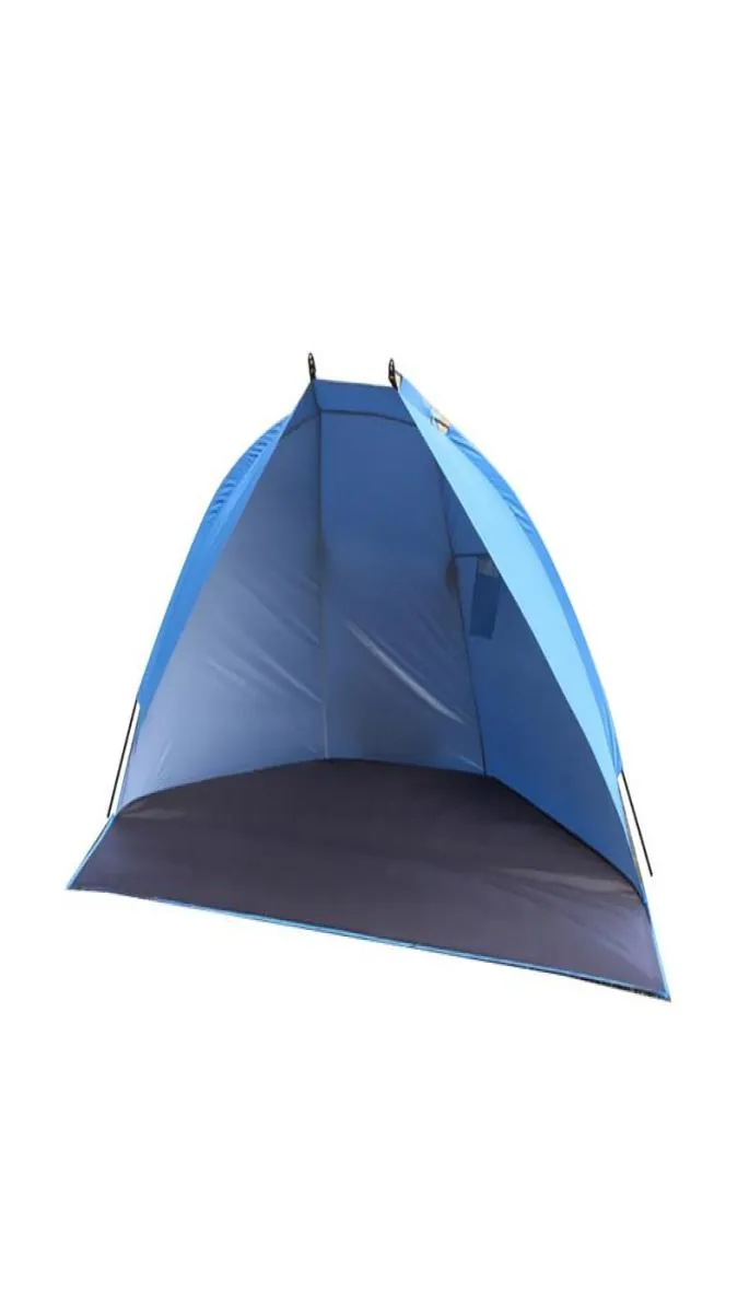 RUNACC Beach Tent Portable Sun Shade AntiUV Outdoor Shelter for Beach Travel Camping and Fishing Blue7831956