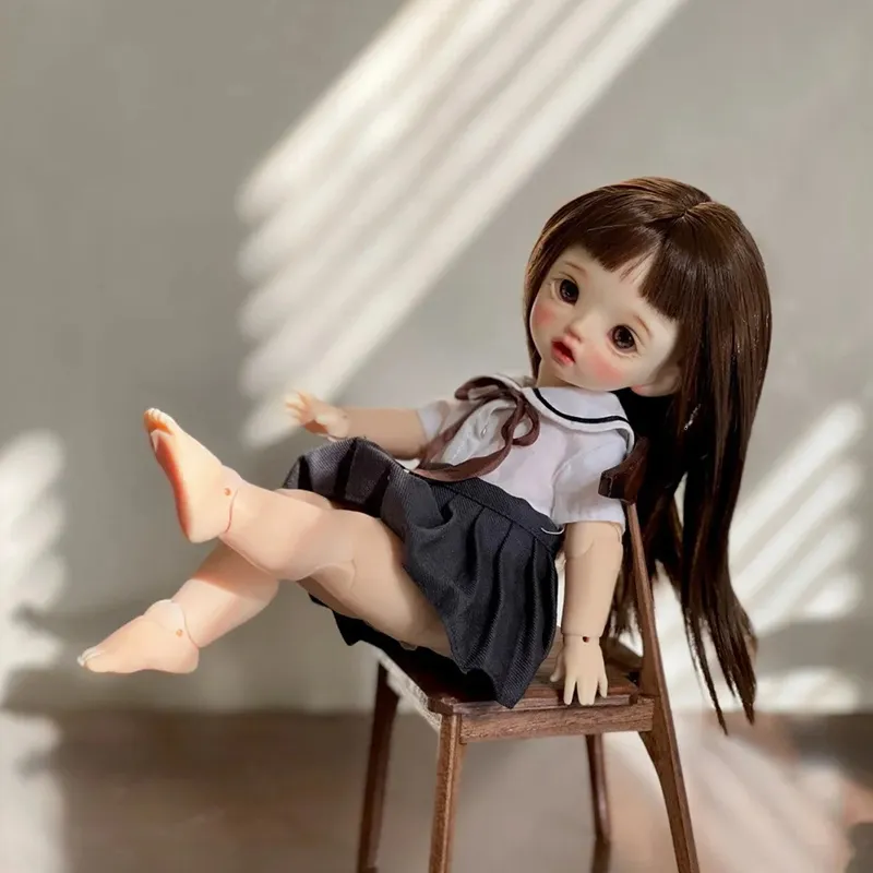 New 1/4 Handmade Resin BJD SD Lifelike Doll Ball Joint Doll Girl Gift  Puppet 16