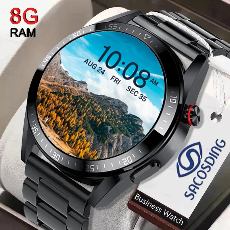 Reloj Inteligente Hombre, Pantalla AMOLED - 454 X 454 Px