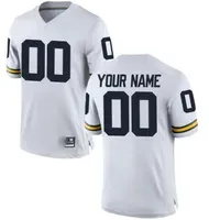 Professional Custom Jerseys NCAA Michigan Wolverines College Football Jersey Logo Any Number And Name All Colors Mens Jersey S-5XL A0