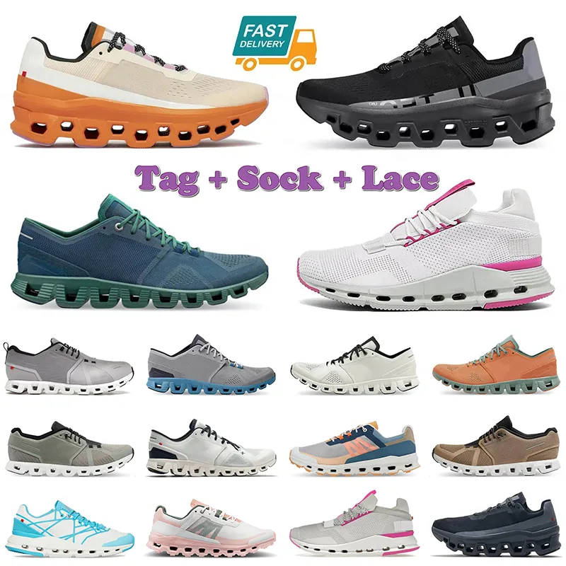 2024 Top OG Original auf Cloud-Damen-Luxus-Designer-Schuhe auf Cloud-Wolken, ganz in Schwarz, Weiß, Rosa, Grau, Blau, Rot, Lila, Luxus-Damen-Herrenschuhe, Trainer