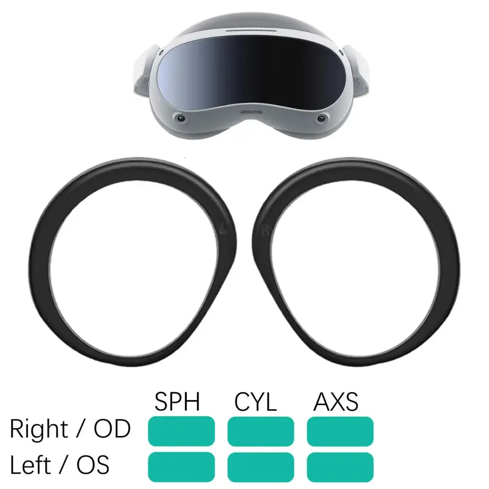 VR AR Devices Magnetic Myopia Lens Quick Disassemble Protection VR Eyeglass Prescription Lenses for PICO 4 Glasses Accessories 231128