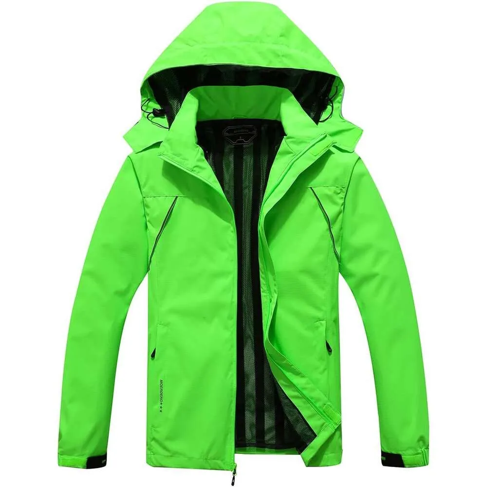 Herenparka outdoor lichtgewicht softshell regenjas geschikt voor wandeltochten waterdichte en regendichte jas maat S-XXL 3R6JF