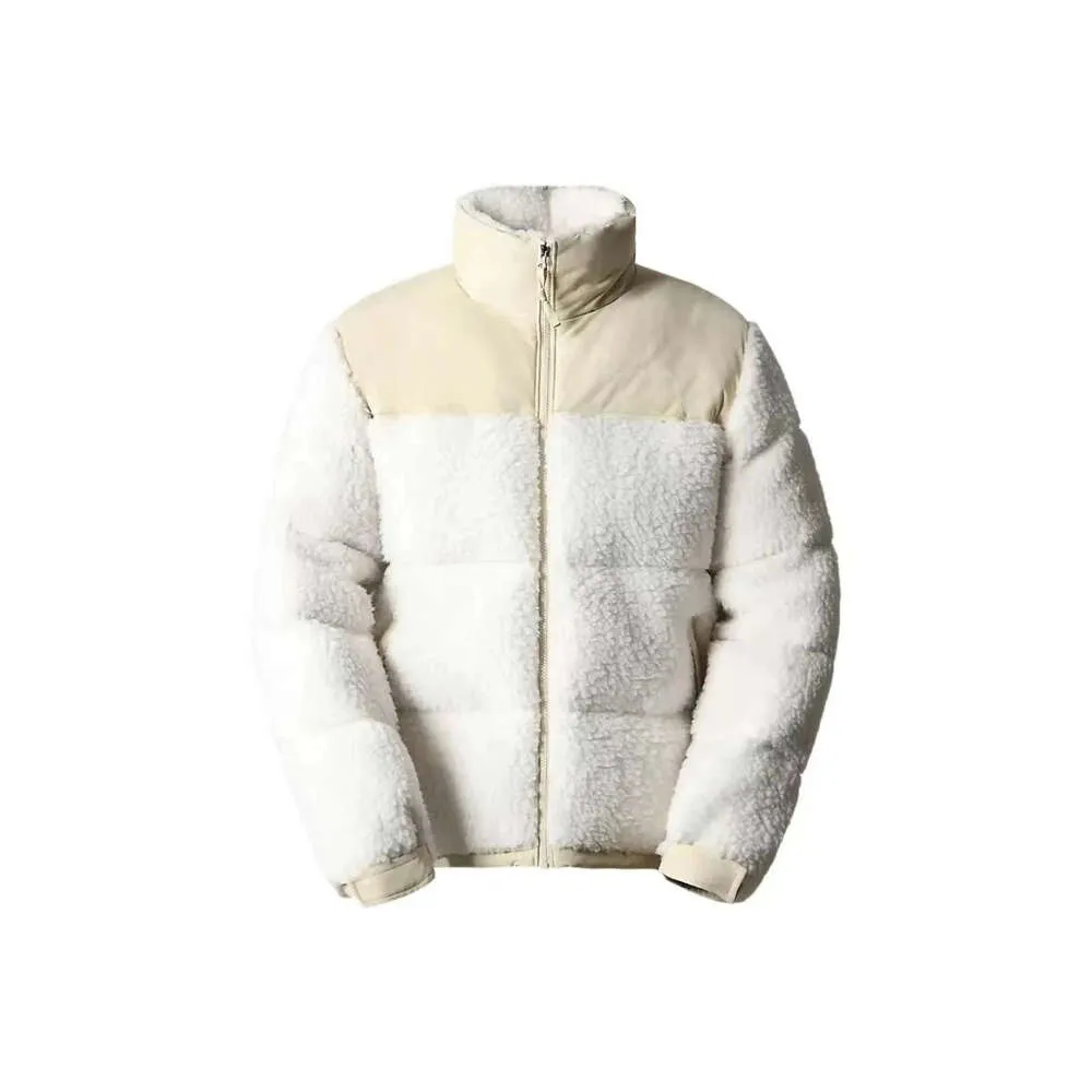 Tasarımcı Erkek Ceketler Kış Polar Dış Giyim Stand Yasağı Kuzey Parka ABD versiyonu, ceketi aşağı ekledi sıcak moda ve boş zaman kalınlaştırılmış kuzu kostüm