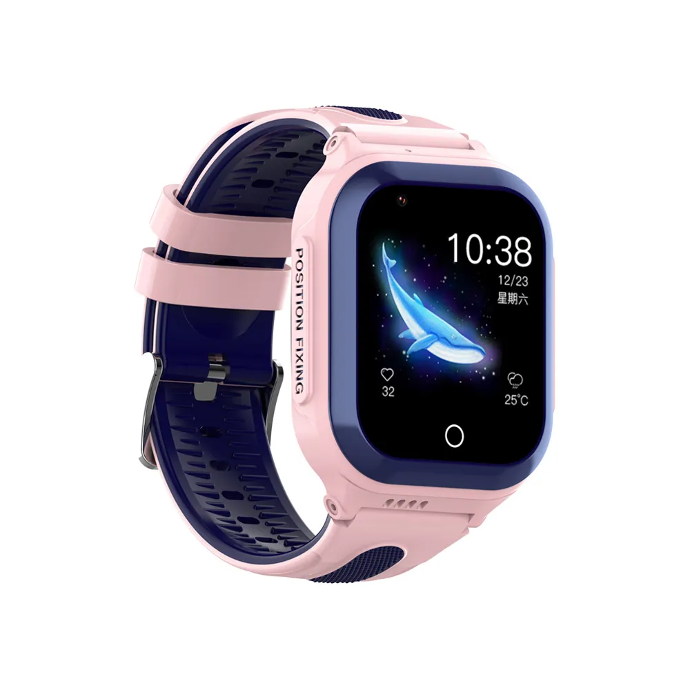 Smartwatch per bambini 4G SOS Localizzatore di posizione GPS Scheda SIM Videochiamata Fotocamera Torcia IP67 Smartwatch impermeabile per bambini