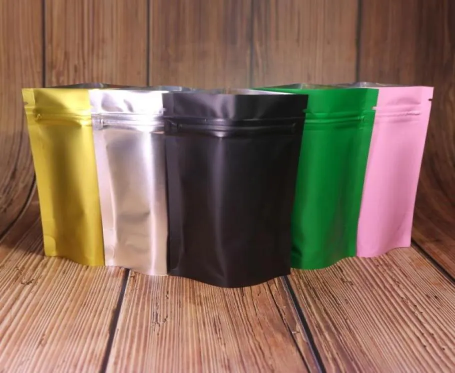Sacos de presente de plástico personalizados de Natal Folha de alumínio Mylar Stand Up Resealable Ano Embalagem1 Armazenamento209F9954576