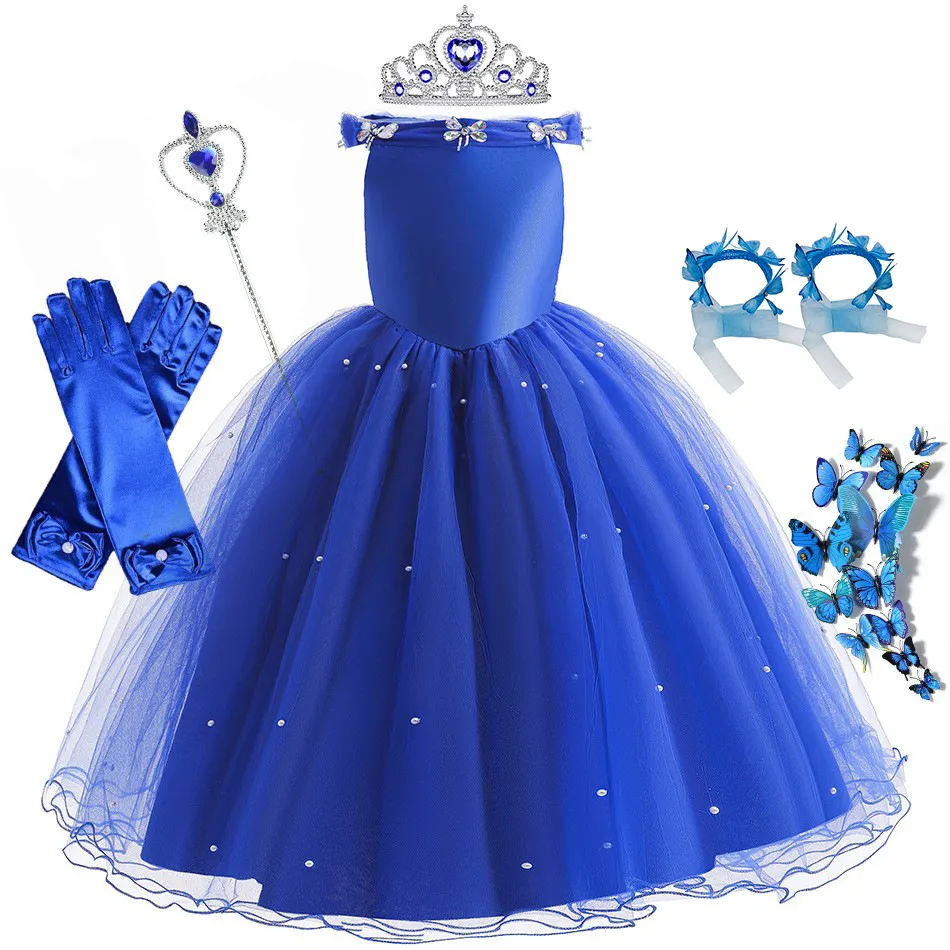 Vestido da Princesa Cinderela Infantil com Led - Festivo Festas