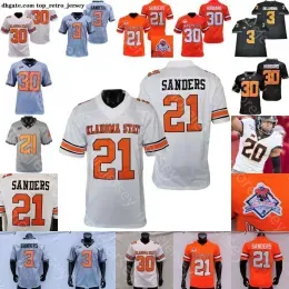 NEW Jerseys Oklahoma State OSU Football Jersey NCAA College Spencer Sanders Chuba Hubbard Braydon Johnson Daniels Cobb Presley Paul Richards