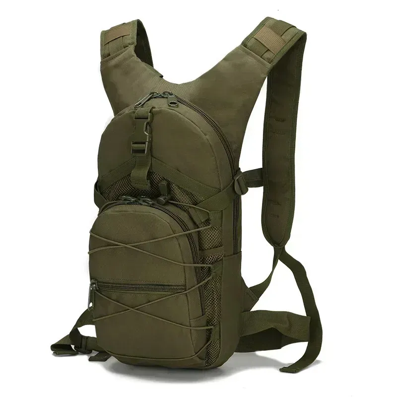 Utomhusväskor 15L Molle Tactical Ryggsäck Armé Militärcykel Ryggsäckar Sportscykling Klättring Vandring Camping Bag 231127