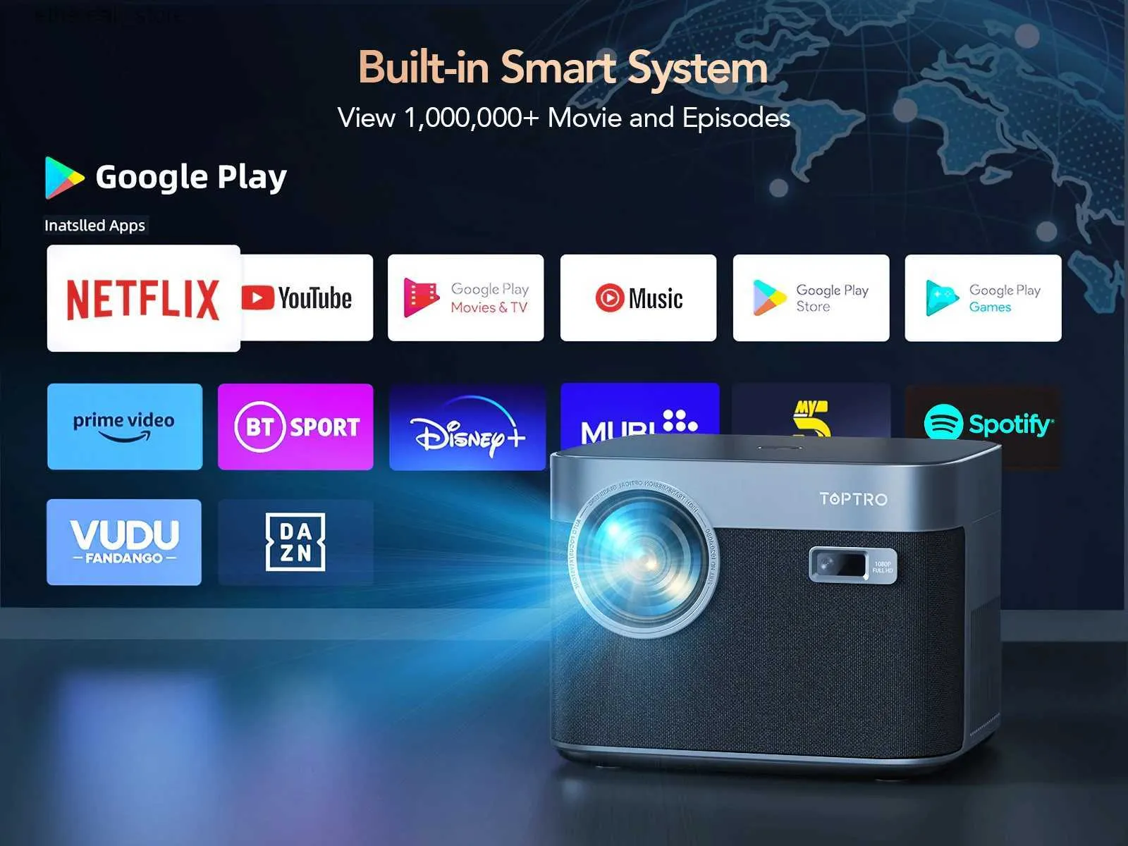 Amazon.com: Projector with WiFi and Bluetooth,X5 Outdoor