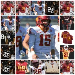 Iowa State Cyclones Football Jersey 15 Brock Purdy Xavier Hutchinson 28 Breece Hall Charlie Kolar Sean Shaw Jr. Mike Rose Tarique Milton Greg Eisworth II Any Name