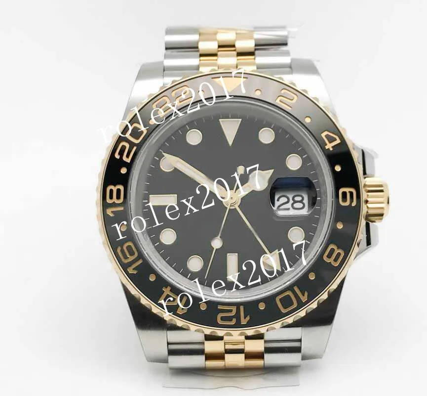 Yellow Gold Rolex Gmt Hand Stack CLEAN Factory Gmt Mens 904L 3285