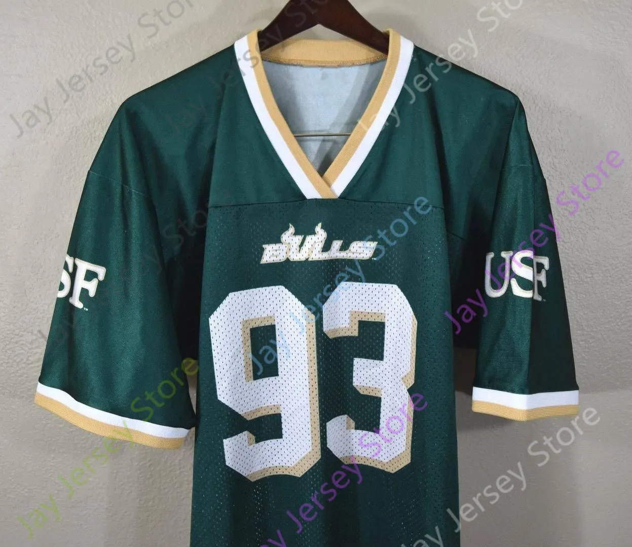 Custom USF South Florida Football Jersey NCAA College Josh Black Kirk