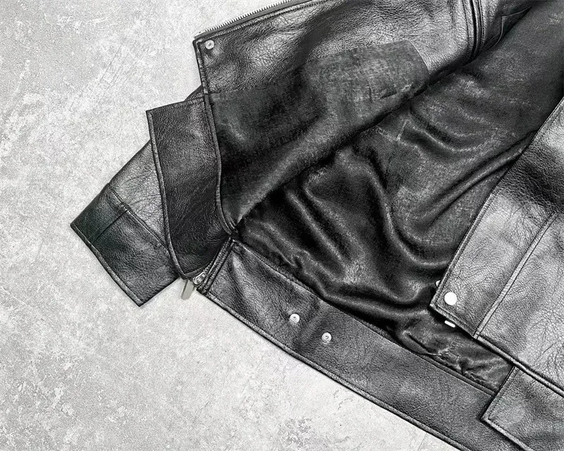 ☆週末限定セール価格☆ ARNODEFRANCE leather jacket Arnodefrance Mens ADF Second Hand Leather Jackets With Zipper