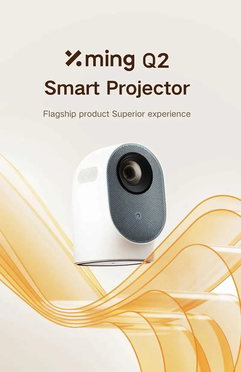 Projector Q2 Formovie Xming Q2 Smart Projector 2000 Lumens 1080p Full HD Portable ...