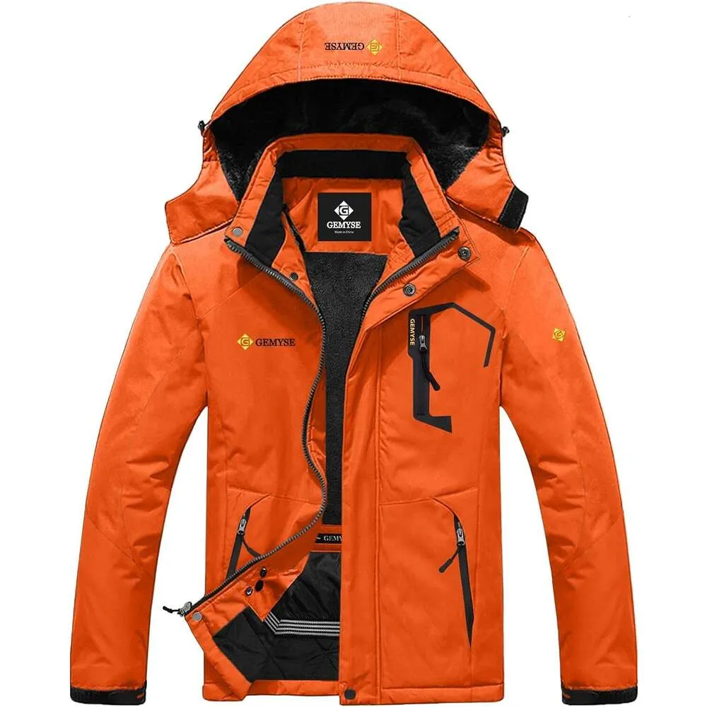 Mens Mountain Waterproof Ski Jacket Winter Windproof And Rainproof
