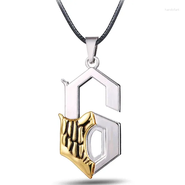 Pendant Necklaces MS JEWELS Anime Cartoon Bleach Grimmjow Jeagerjaques Metal Necklace Cosplay Jewelry Gifts