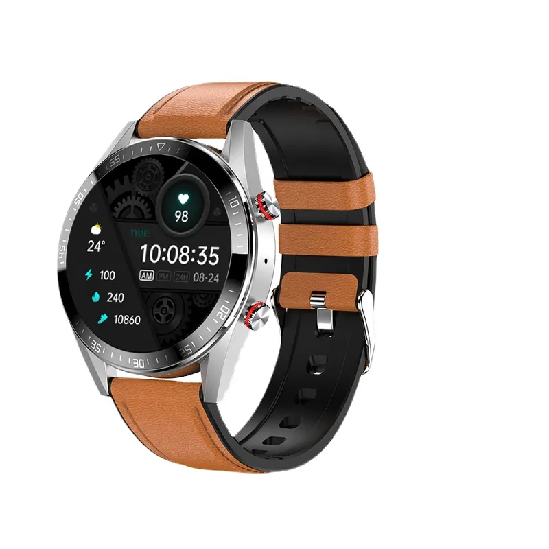 New 454 454 Screen Smart Watch Always Display The Time Bluetooth Call Local Music Smartwatch For Mens Android TWS Earphones