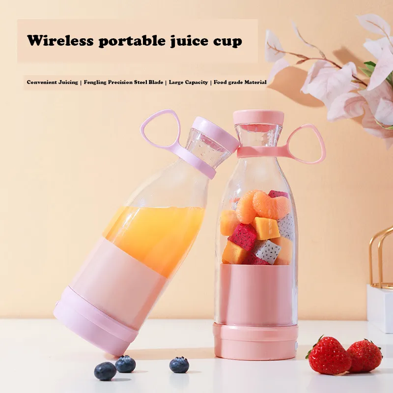 6 lâminas liquidificador portátil garrafa shake up liquidificador USB Mini misturador de misturador elétrico, espremedor de frutas frescas