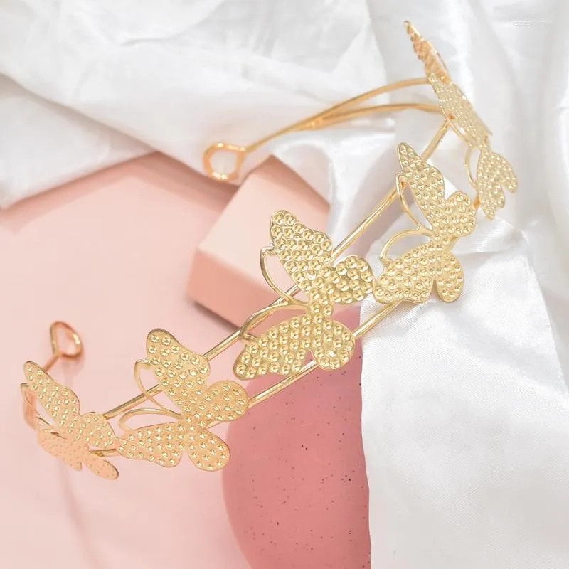 Pinzas para el pelo de mariposa para mujer, diademas elegantes con lazo de aleación, joyería para fiesta y boda de estilo coreano, ropa para el pelo femenina