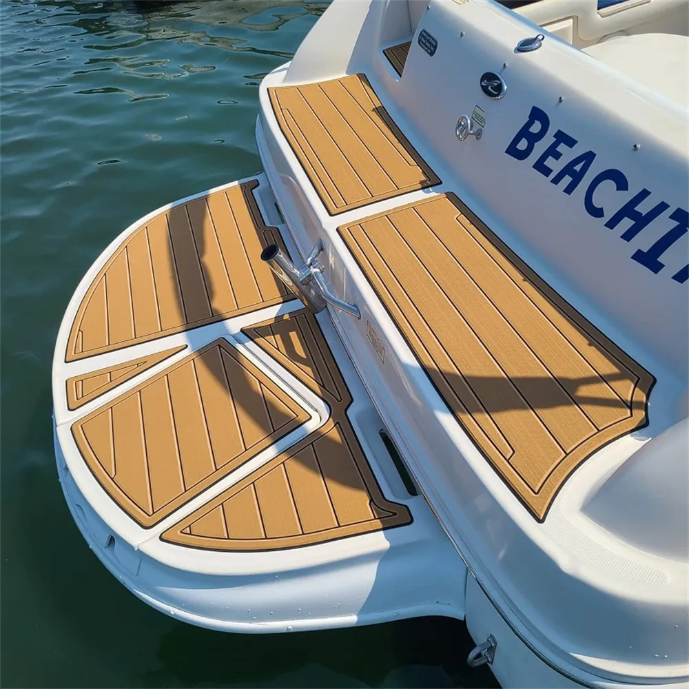 2001 Sea Ray 225 Weekender Swim Platform Pad Boat Eva Foam Teak Deck Floor Mat