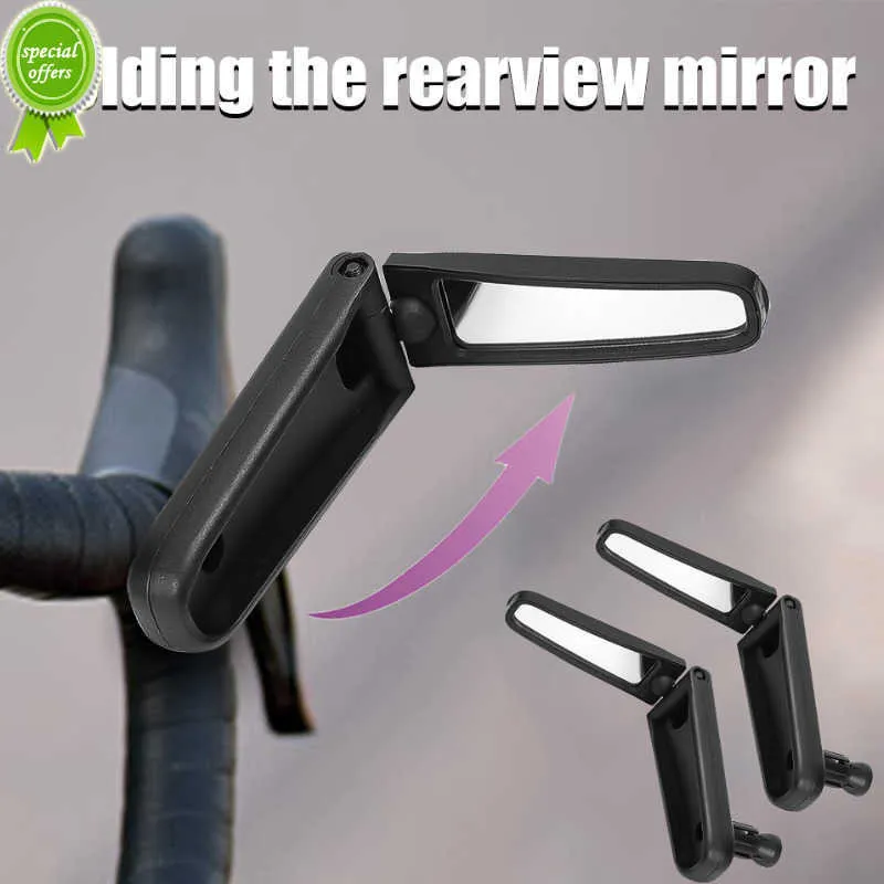 2 Pièces Miroir de Vélo Miroir de Guidon Rotatif Réglable à 360