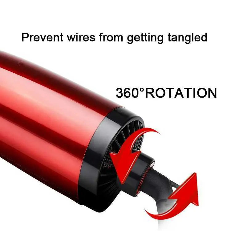 Curling Irons Professional 3 In 1 Hair Dryer Rotary Brush Spinning Hot