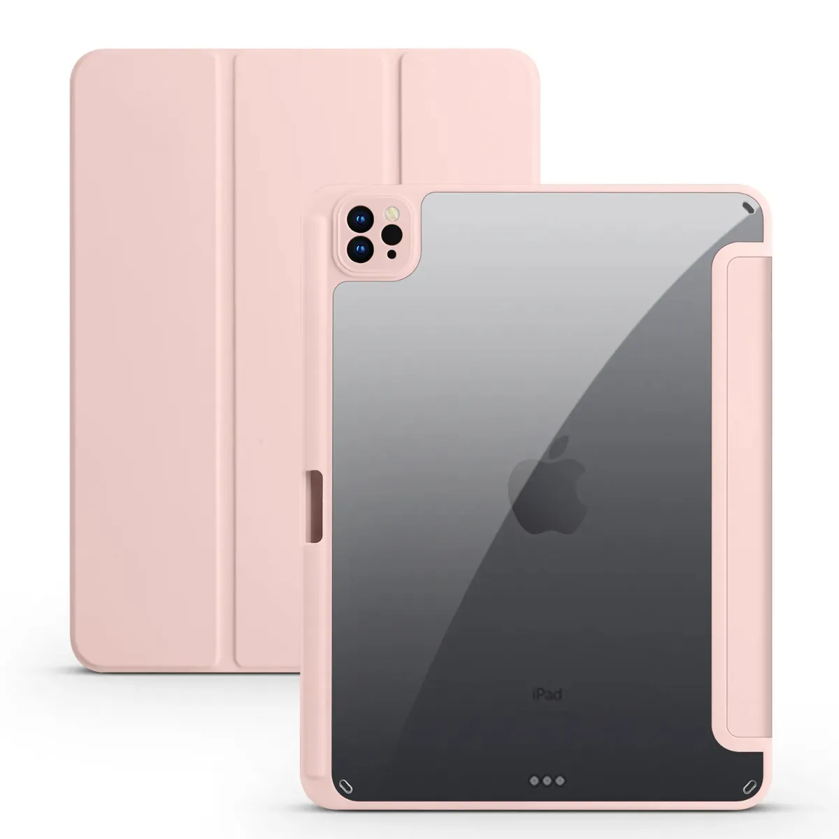 Pour iPad Air 4 Air 5 étui en acrylique pour IPad 9.7 Air 1 2 Mini 6 11 10.2 9th 8th 7th 12.9 pouces coque arrière détachable