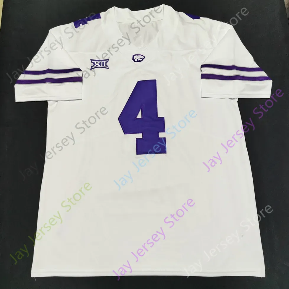 Kansas State Wildcats KSU Football Jersey NCAA College Will Howard DJ Giddens RJ Garcia II Phillip Brooks Ward Moore Jackson Johnson Parrish Matlack Sinnott Vaughn