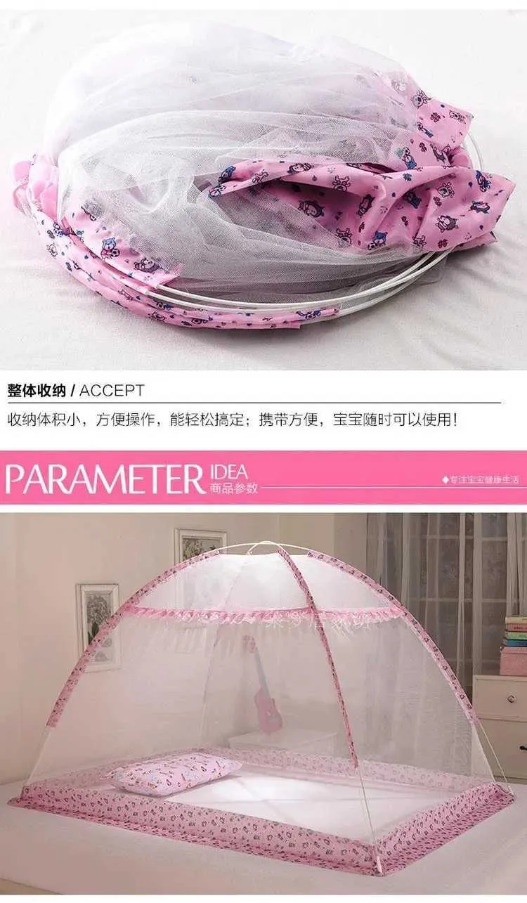 Portable Folding Travel Cot Mosquito Net For Safe Cribing Ideal For