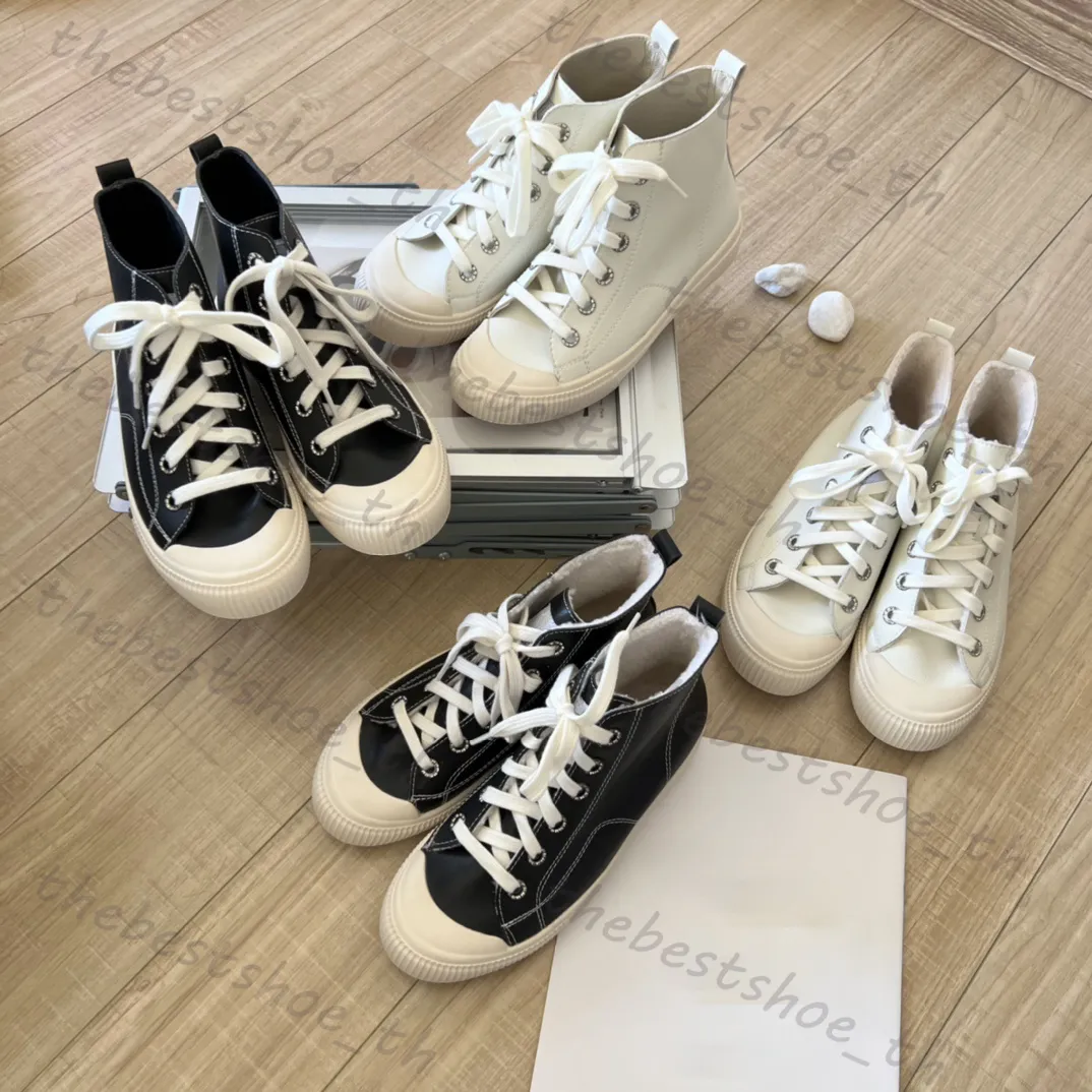 Designer casual skor kvinnor sneakers svartvita träningskor kalv läder hög kvalitet mode lyx varumärke bekväma utomhus sneakers