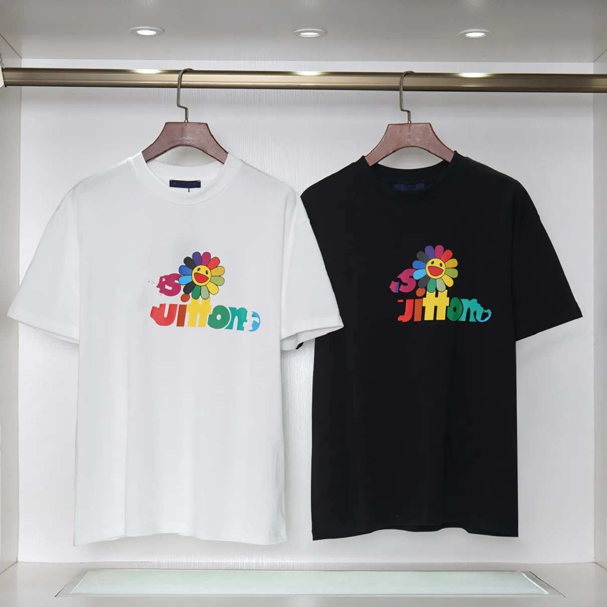 Мужская модная футболка Дизайнеры Мужская одежда черные белые футболки с коротким рукавом женские повседневные хип-хоп уличные футболки Роскошные