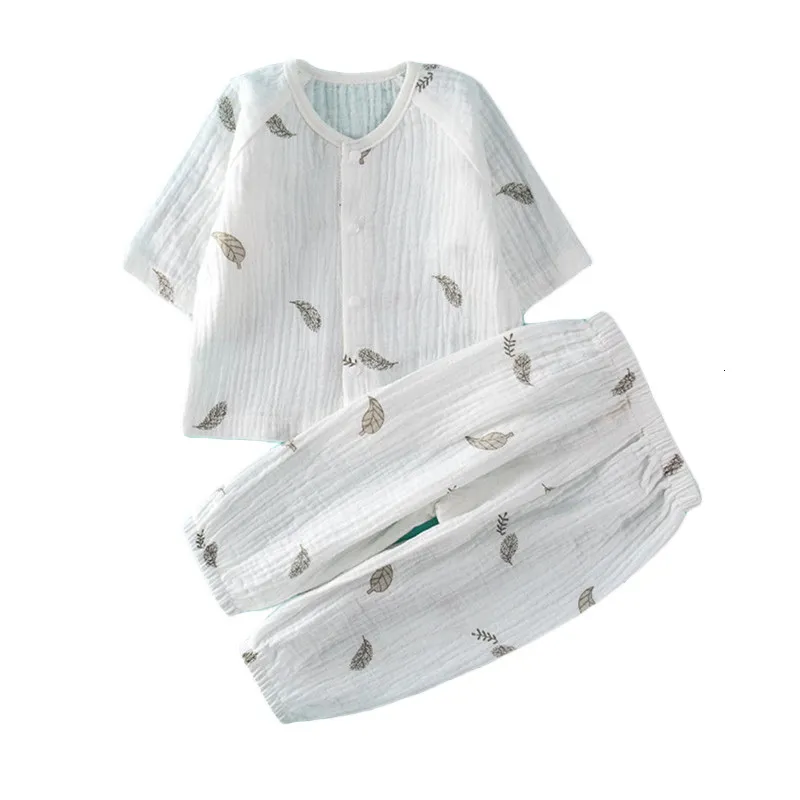 Dompers детская одежда наборы для мальчиков девочки с длинным рукавом наряды рождены муслиновой хлопковой рубашка с пижамами