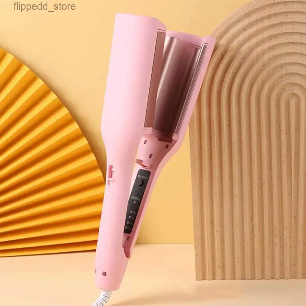 Curling Irons 32mm Automatic Hair Curler Stick Electric Curler Fast Tool Big Heating Hair Wave Rotating Iron Curling Portable Cute Stylin A4K6 Q231128