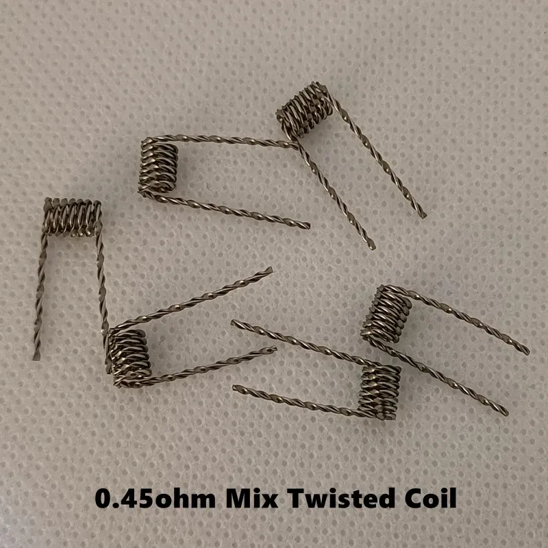 8 in 1 Heating Wire kit Prebuilt premade Coil Alien Fused Clapton Flat Mix Twisted Quad Hive Tiger