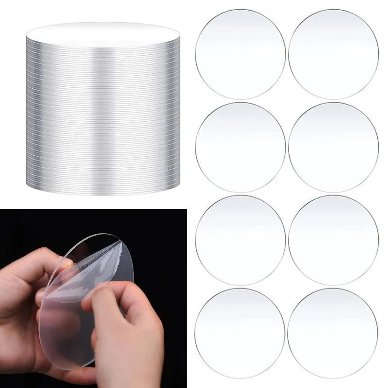 Crafts 50/100PCS Clear Acrylic Round Blank Board 10cm Round Acrylic Disc For Art Project Painting Kids DIY Craft 2/3/4 Inch 2mm Thick