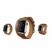 3 Models Genuine Leather watch band strap for  watch 38 mm 42 mm bracelet watch Leather watchband for iwatch 1 2228W