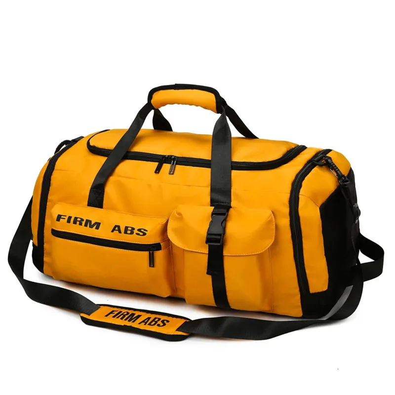 Bolsas al aire libre Gimnasio para hombres Mochila Mujeres de gran capacidad Deportes Duffle Bolsa de viaje con zapatos Compartimento Sac de Sport XD121Y 231128