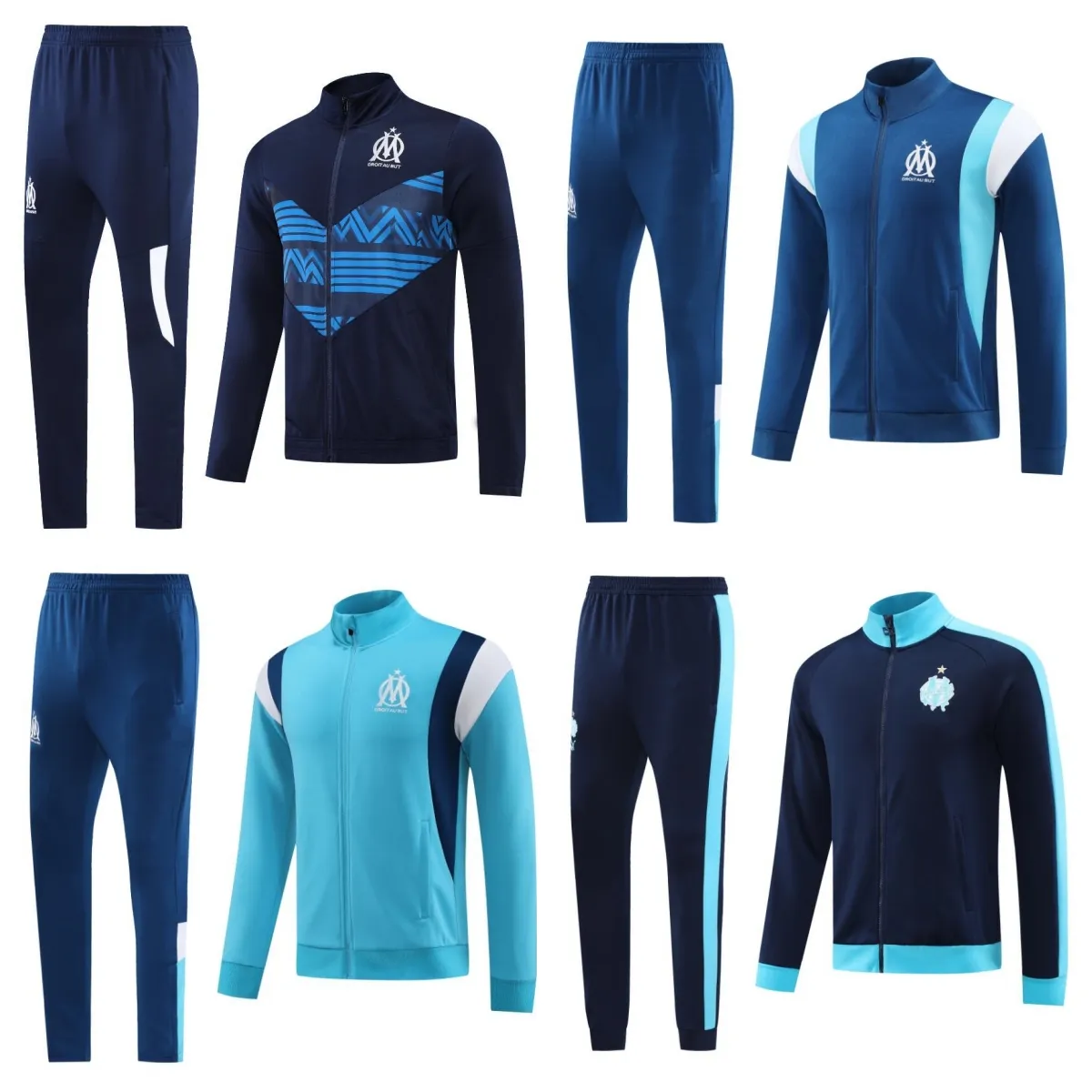 23 24 Kids Men Soccer Tracksuit Milik Payet Marseille survit la combinaison de formation Fottball