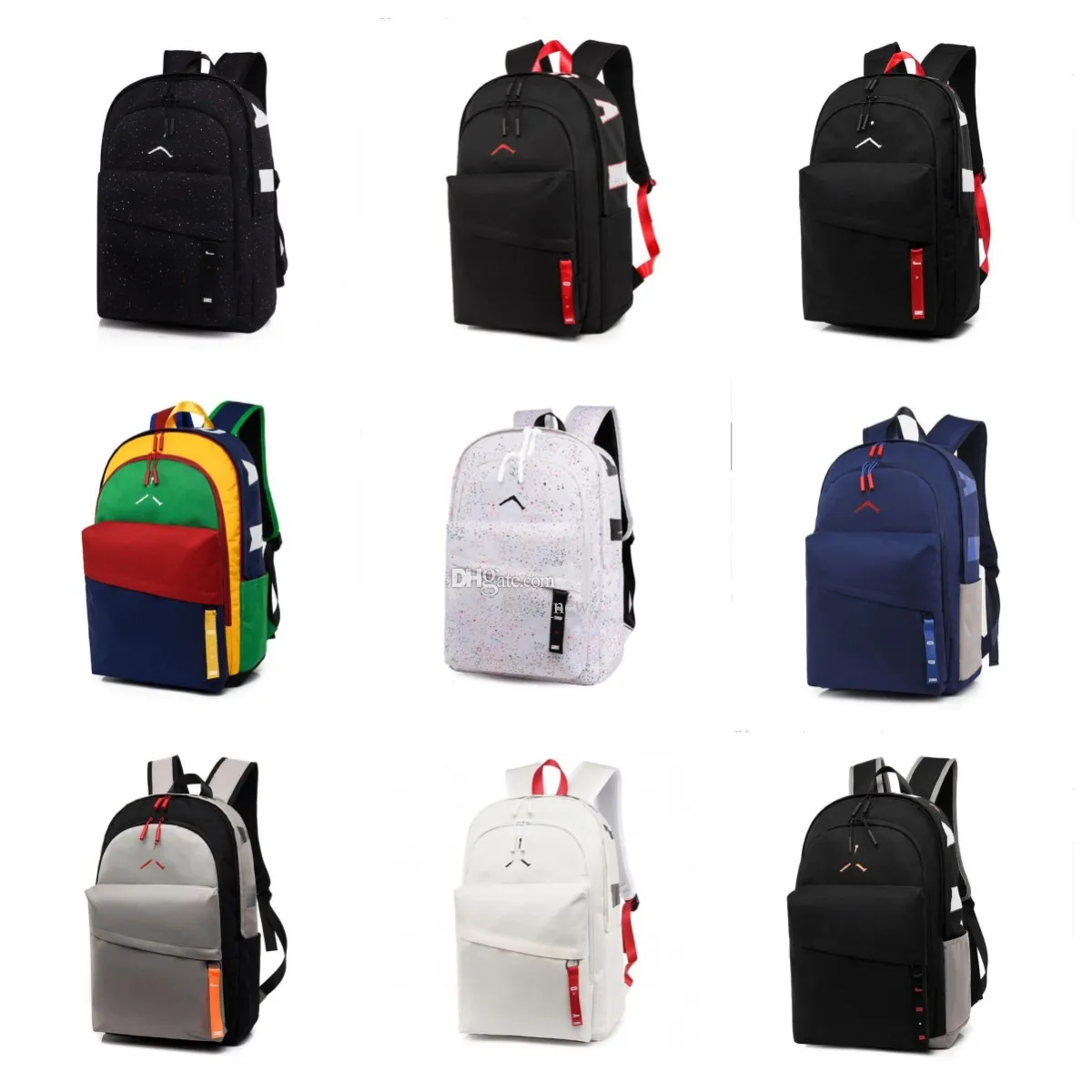 Zaino di design Zaino sportivo di grande capacità Zaino Uomo Donna Moda Impiombato Borsa da scuola per studenti colorata Borsa per computer Zaino per campus Regalo