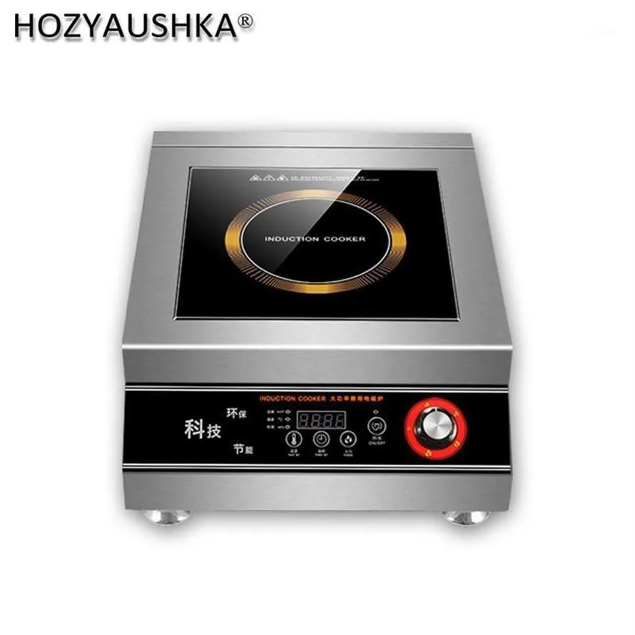 5000W household high-power induction cooker commercial plane authentic knob type restaurant cooking stove5000W household high-po1266d