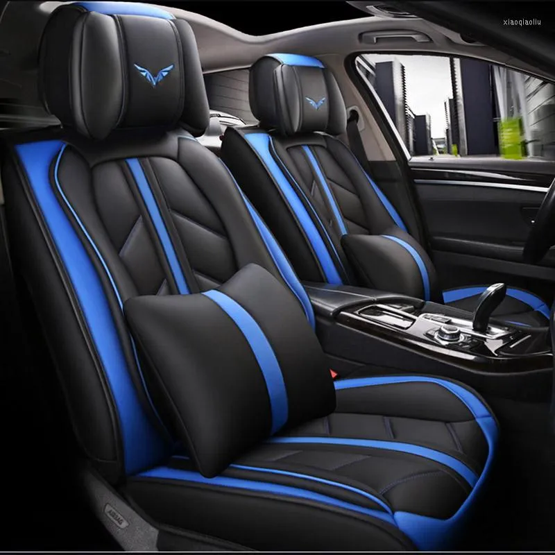 Capas de assento de carro Couro universal para Kona Electric Palisade Veloter Sonata Elantra Santa Fe Accent Carpets