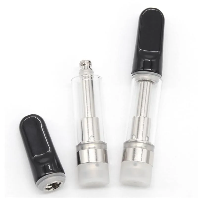 TH205 Atomizer Vape Cartridges for 510 Thread Ceramic Coil Oil Tip Smoking Glass Tank M6T DANK Electronic Cigarette Vapes Carts