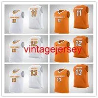 Tennessee Volunteers College #11 Kyle Alexander Basketball Jersey #12 Brad Woodson #13 Jalen Johnson Mens Stitched Custom Number name
