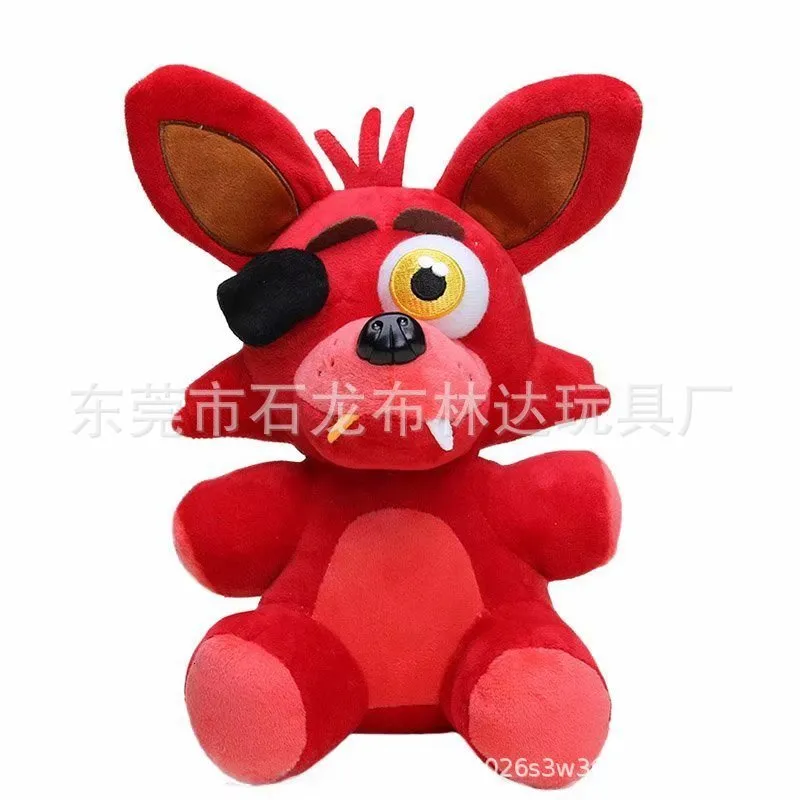 New FNAF Stuffed Plush Toys Freddy Fazbear Bear Foxy Rabbit Bonnie