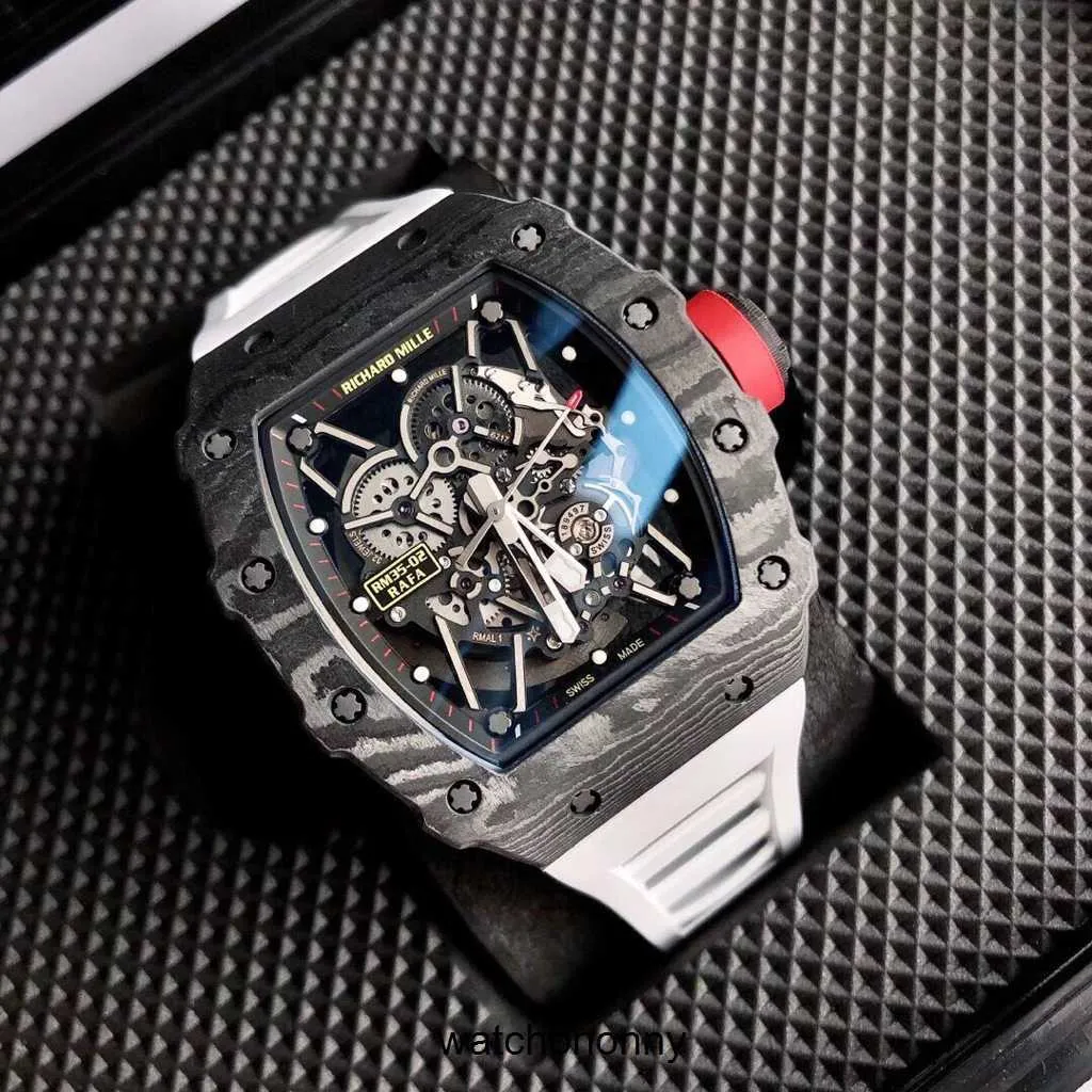 Designer Ri mliles Luxusuhren Erstaunliche heiße mechanische Armbanduhren Fabrik RM35-02 Mode
