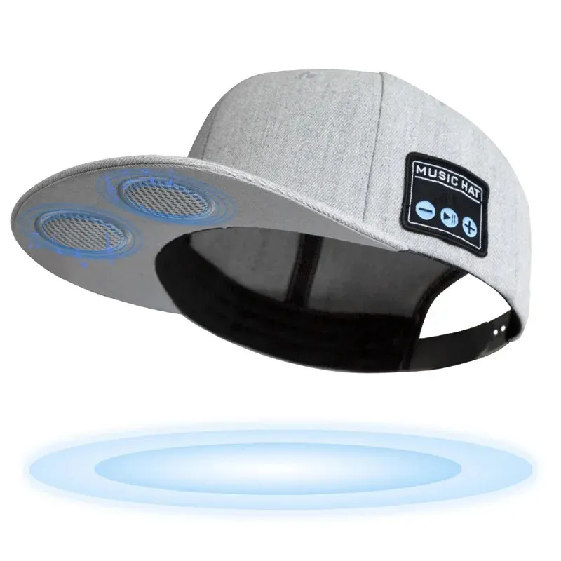 Komputerowy kapelusz z Bluetooth Słuchanie na świeżym powietrzu słuchanie muzyki Sun Hat Call HiFi Sound Quality Sports Baseball Cap 231128