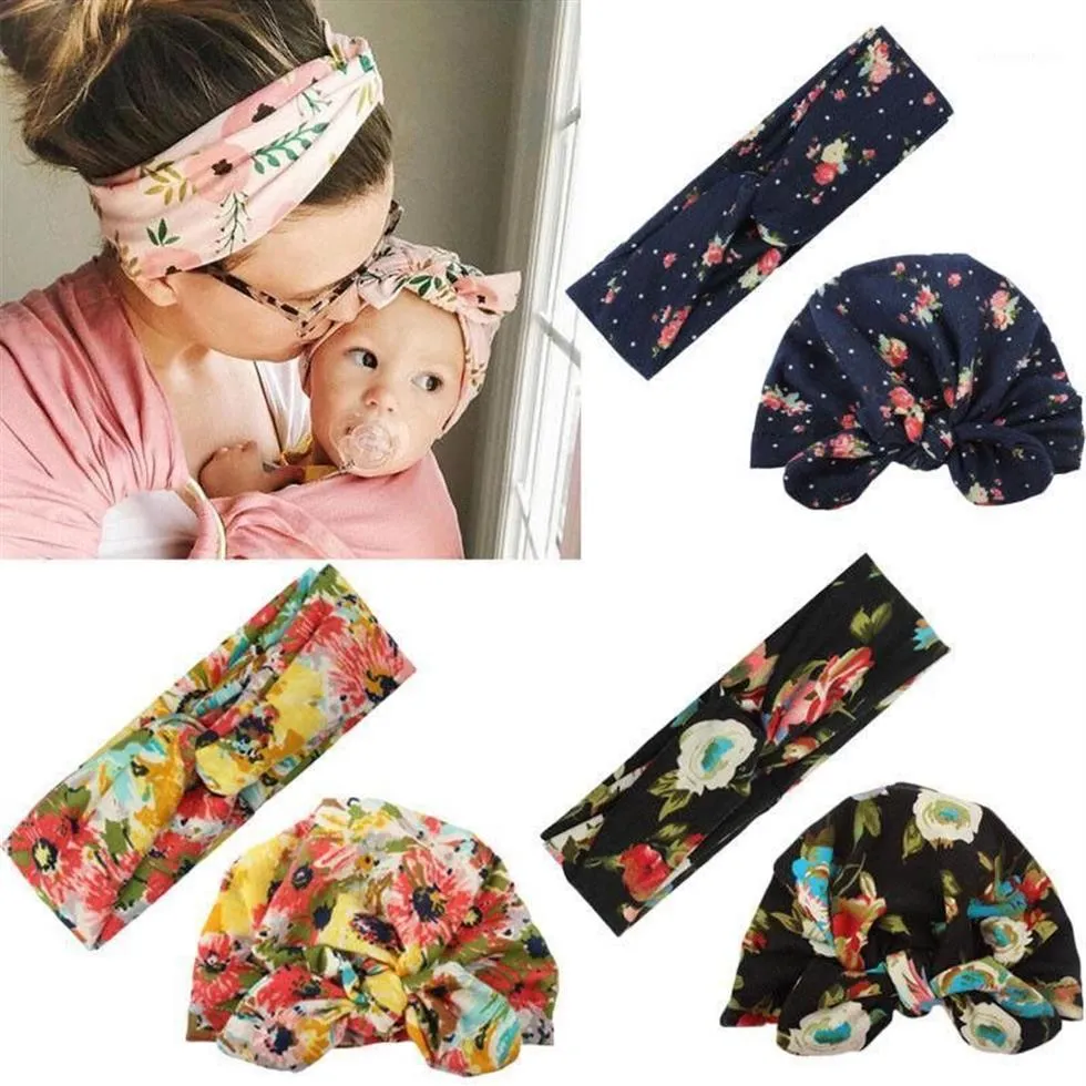 2PCS Womens & Kids Girls Baby Headband Bow Flower Hair Band Accessories Headwear1251L