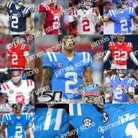 American College Football Wear Ole Miss Rebels Football Jersey Matt Corral Jaxson Dart Zach Evans Jerrion Ealy Elijah Moore Quinshon Judkins Snoop Conner Jonathan M