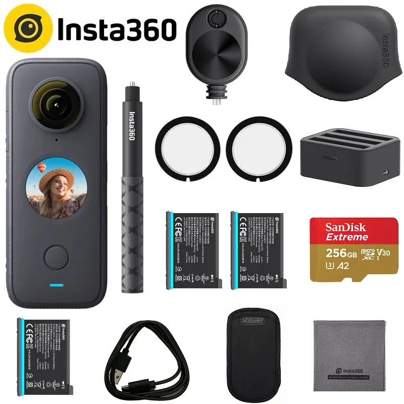 Insta360 ONE X2 Action Camera, 10M Waterproof, FlowState